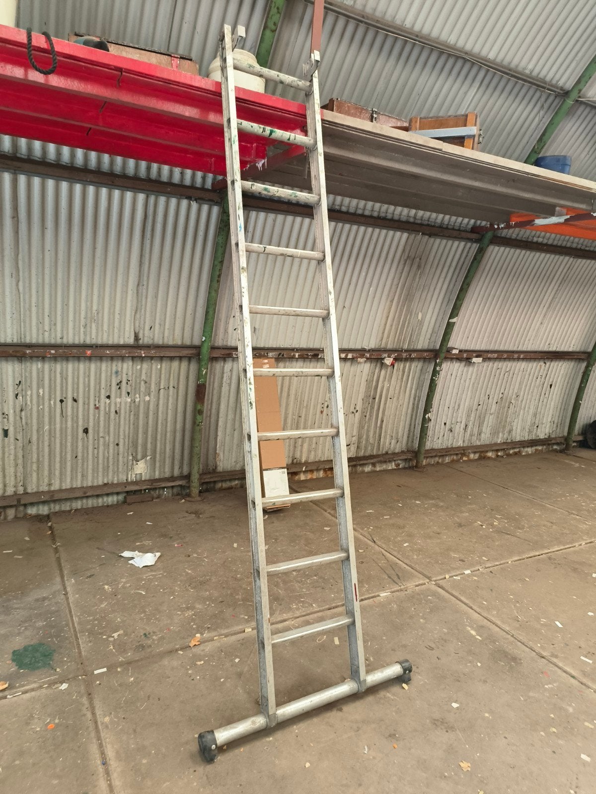 vaste ladder, Doe-het-zelf en Verbouw, Ophalen, 4 meter of meer