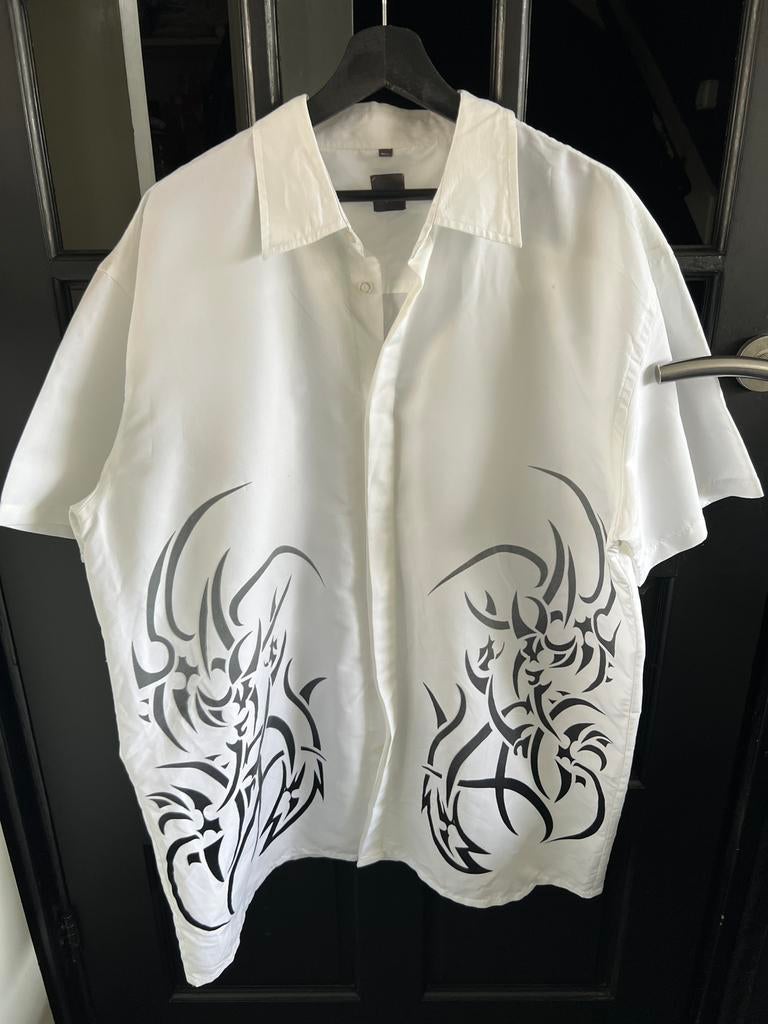 Witte blouse, Kleding | Heren, Ophalen of Verzenden, Zo goed als nieuw, Wit, Overige halswijdtes