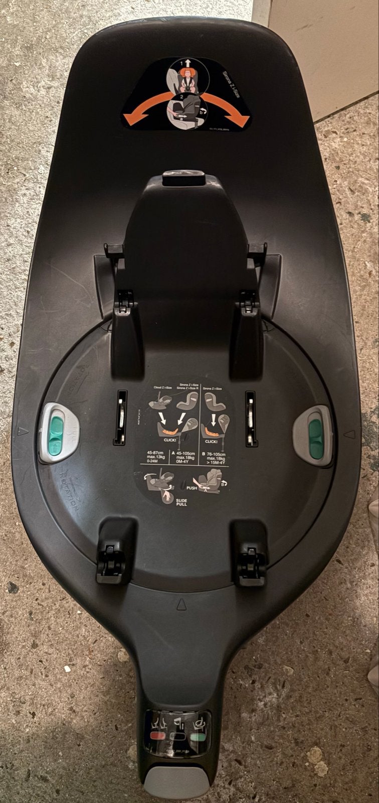 Cybex Sirona Z i-Size Isofix Base, Gebruikt, 0 t/m 18 kg, Isofix, Ophalen