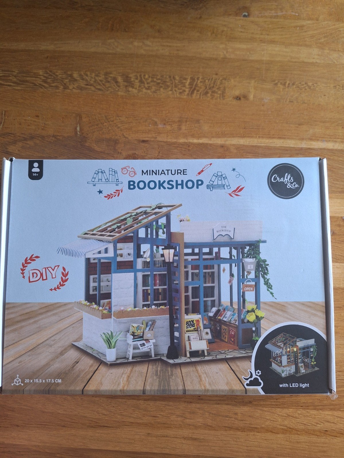 DIY miniature Bookshop, Ophalen of Verzenden, Minder dan 500 stukjes, Nieuw, Rubik's of 3D-puzzel