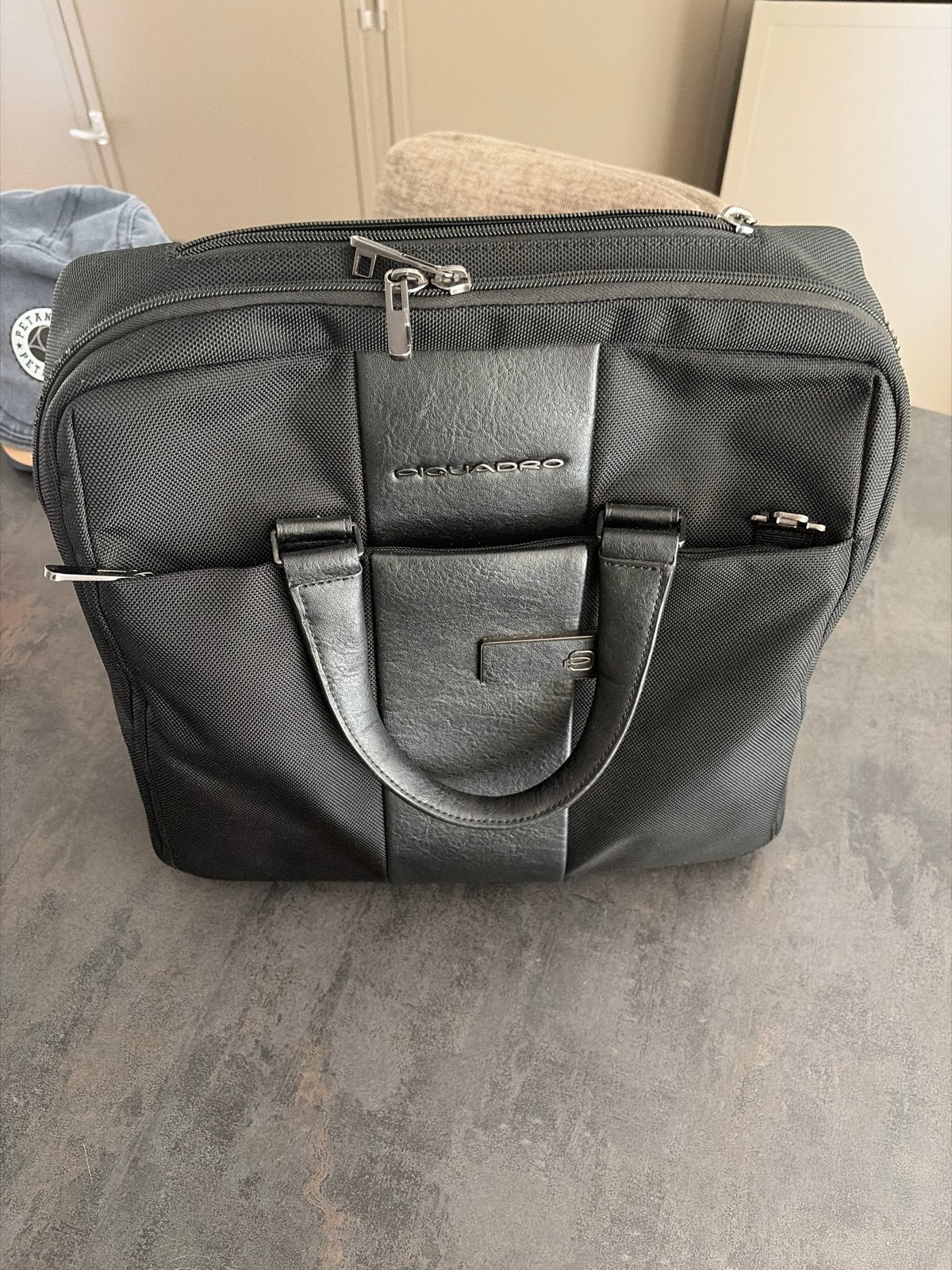 Piquadro Aktetas/Laptoptas met Wieltjes en Cijferslot, 40 tot 60 cm, 20 tot 30 cm, Zwart, Ophalen of Verzenden