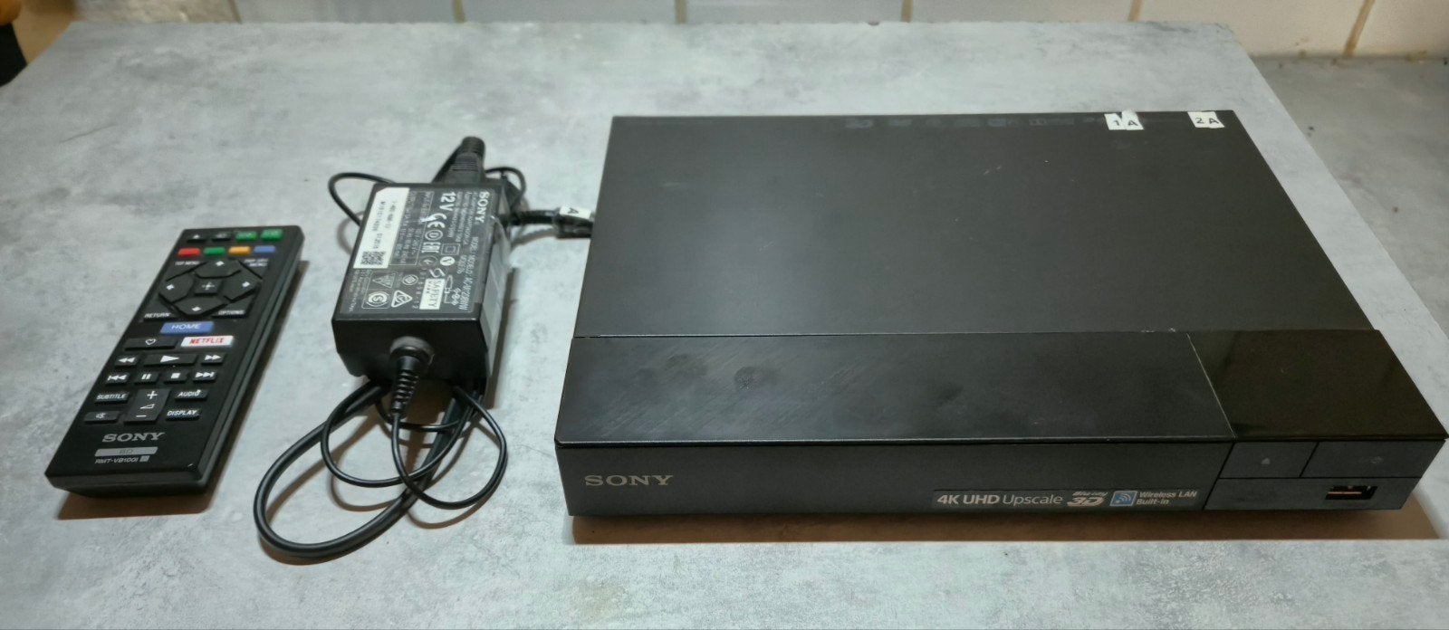 4K UHD 3D Blu Ray speller Wifi Lan Sony DVD Upscaling, USB, Dvd-speler, Draagbaar, Ophalen of Verzenden, Zo goed als nieuw