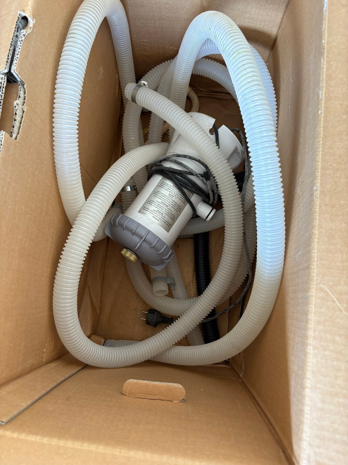 Intex Krystal Clear Zwembadpomp met slangen, Ophalen of Verzenden, Gebruikt, Zwembadpomp