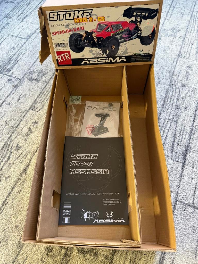 RC Buggy 1/8 absima, Gebruikt, Auto offroad, RTR (Ready to Run), Schaal 1:8