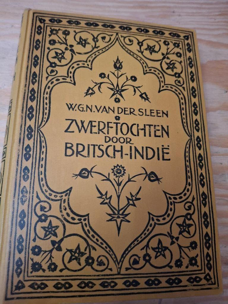 Zwerftochten door Britsch-Indie 1929, Antiek en Kunst, Antiek | Boeken en Bijbels, Verzenden, W.G.N.van der Sleen
