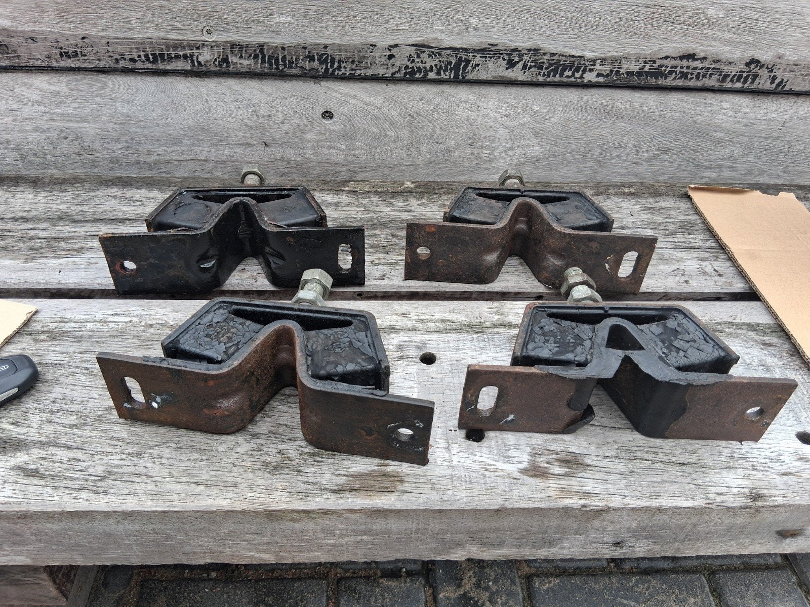motorsteunen yanmar 2gm20, Ophalen of Verzenden, Motor en Techniek, Zeilboot of Motorboot