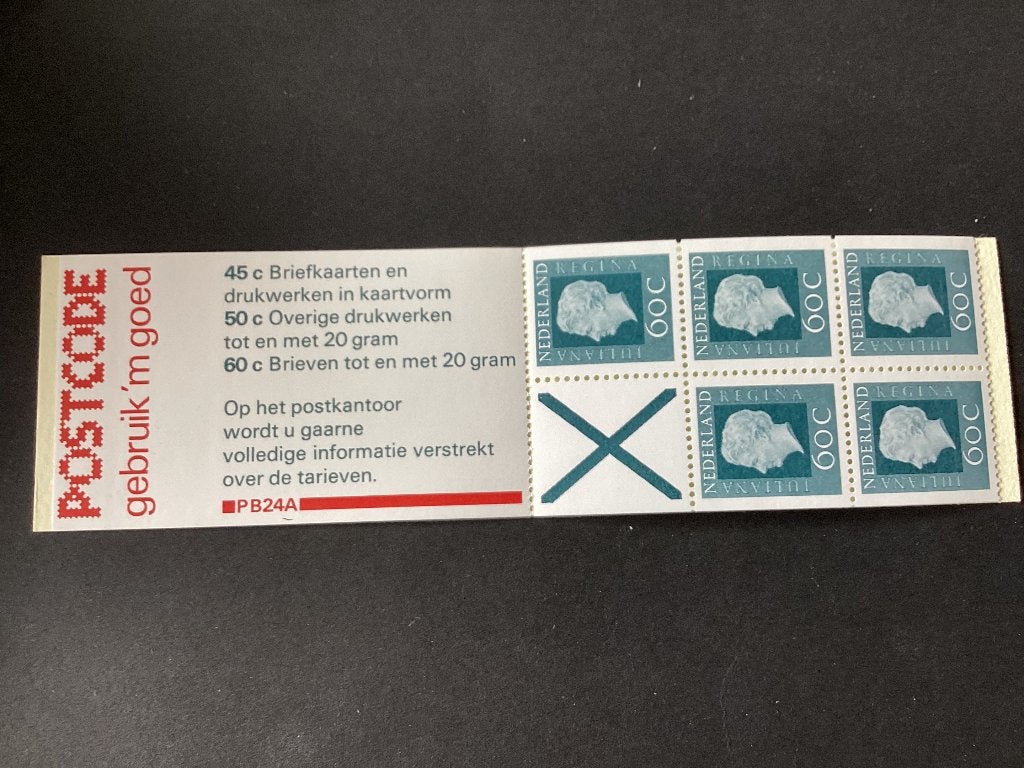 1980, Postzegelboekje PB24a, Postzegels en Munten, Postzegels | Nederland, Verzenden, Na 1940, Postfris