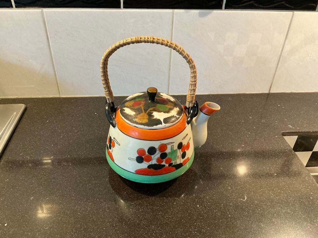Antieke Japanse theepot, Ophalen of Verzenden