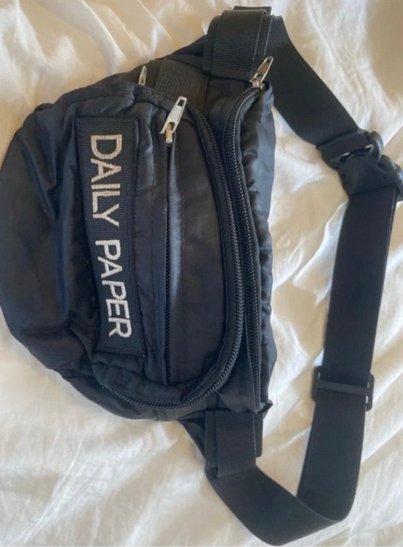 Daily Paper heuptas / fanny pack - Zwart, Ophalen of Verzenden, Zo goed als nieuw, Zwart, Overige typen