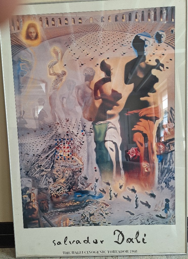 Salvador Dalí - The Hallucinogenic Toreador (1968) Prent, Verzamelen, Foto's en Prenten, Ophalen, Gebruikt, 1980 tot heden, Prent