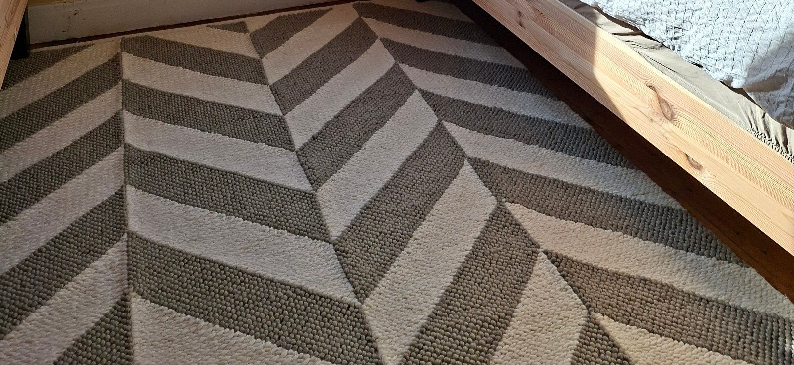 NIEUW IKEA Lokstall wollen kleed 170x240 cm, 150 tot 200 cm, Ophalen of Verzenden, Grijs, Rechthoekig