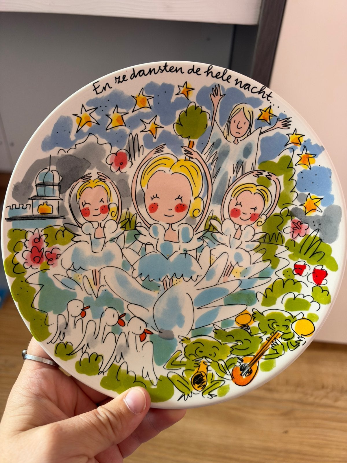 Blond Amsterdam ontbijtbordje Efteling, Ophalen of Verzenden, Zo goed als nieuw, Aardewerk