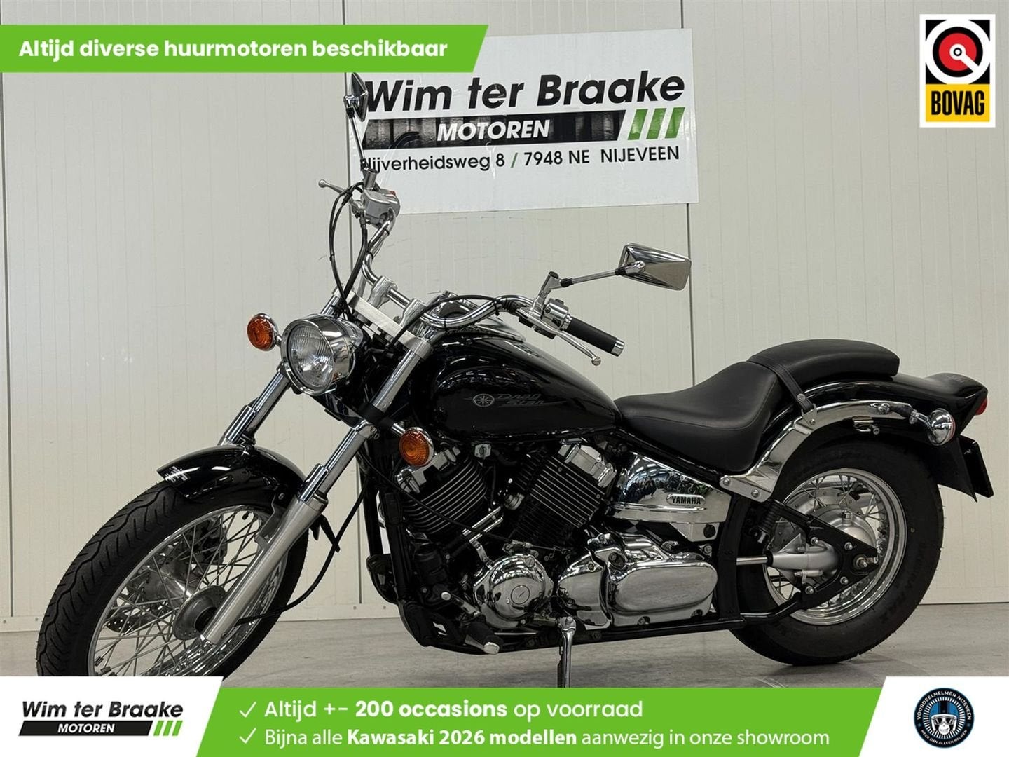 Yamaha XVS 650 Drag Star (bj 2004), 2 cilinders, Bedrijf, Onbekend, Onbekend
