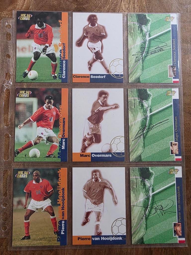 WK 98 Cards Panini - Oranje, Verzamelen, Ophalen of Verzenden, Zo goed als nieuw, Buitenlandse clubs, Poster, Plaatje of Sticker