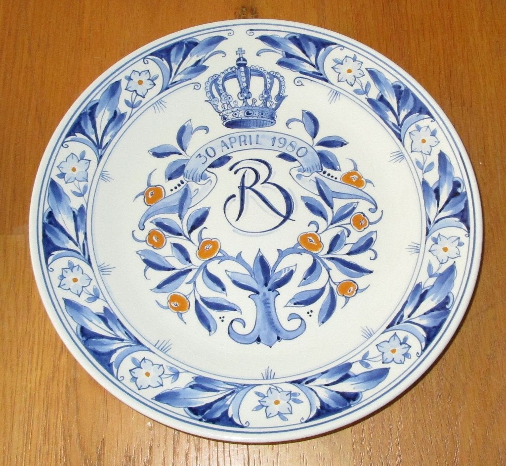 Bord 4  PORCELEYNE FLES  KONINGSHUIS, Ophalen of Verzenden