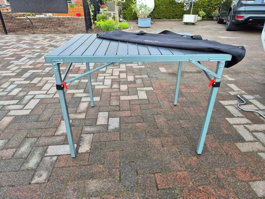 Obelink Roltafel Basso - Campingtafel lbh=93x71x70  5,9kg, Ophalen, Gebruikt, Campingtafel