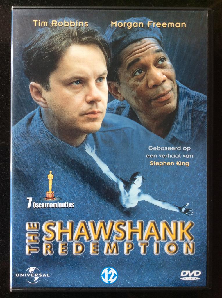 The Shawshank Redemption DVD, Vanaf 12 jaar, Ophalen of Verzenden, Zo goed als nieuw, Overige genres