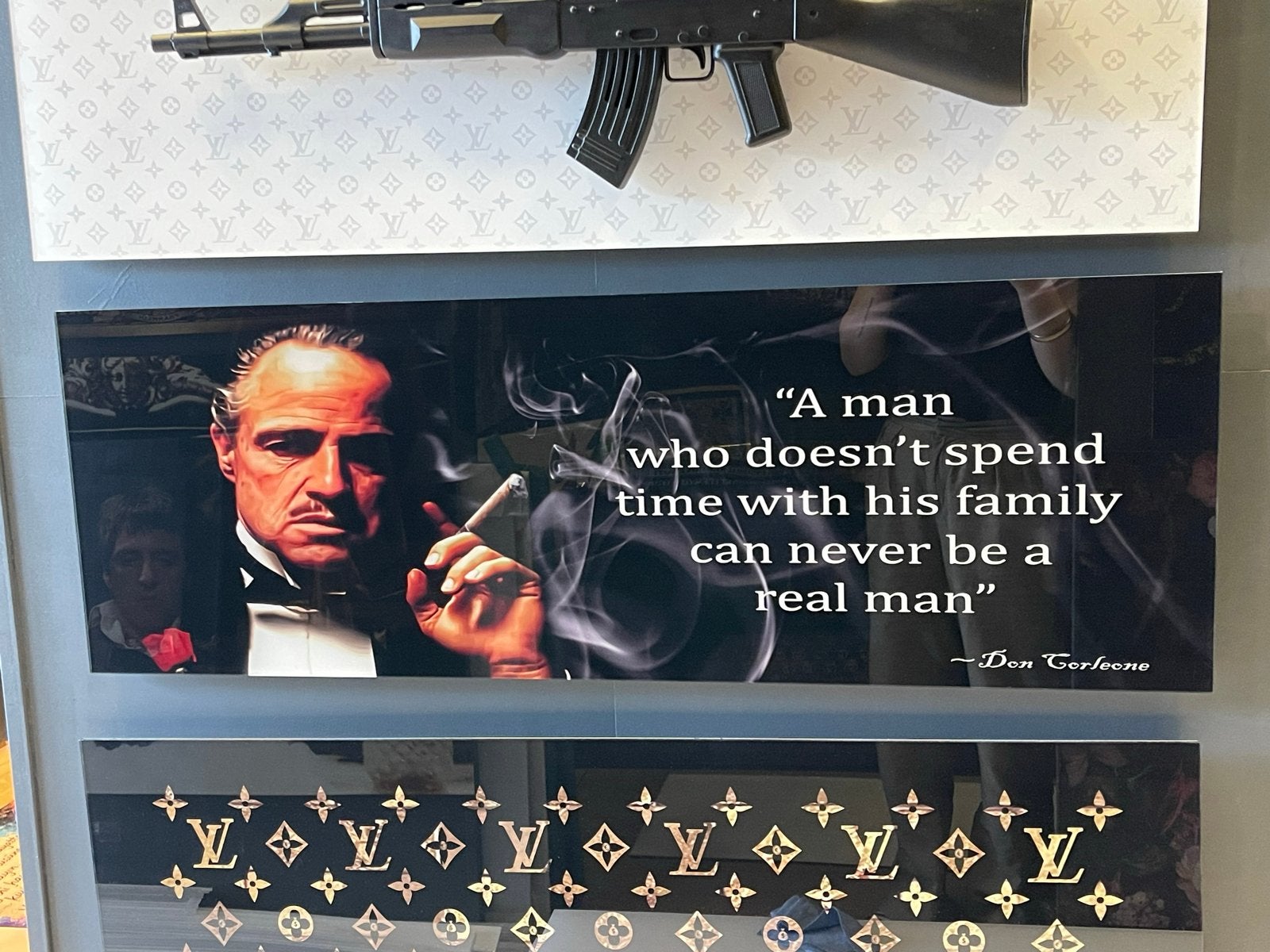 Plexiglas schilderij The Godfather 100x35 cm, Ophalen of Verzenden