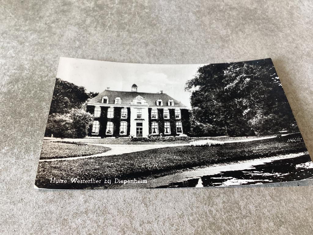 Diepenheim.      Huize Westerflier  1949, Ophalen of Verzenden, 1940 tot 1960, Gelderland