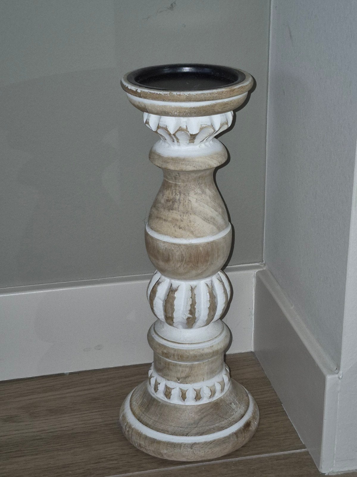 ombeschadig kandelaar houtsnijwerk, Ophalen of Verzenden, Nieuw