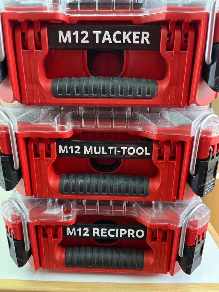 Milwaukee Packout handgreep labels, Almere, Nieuw, GEREED3D, Ophalen of Verzenden