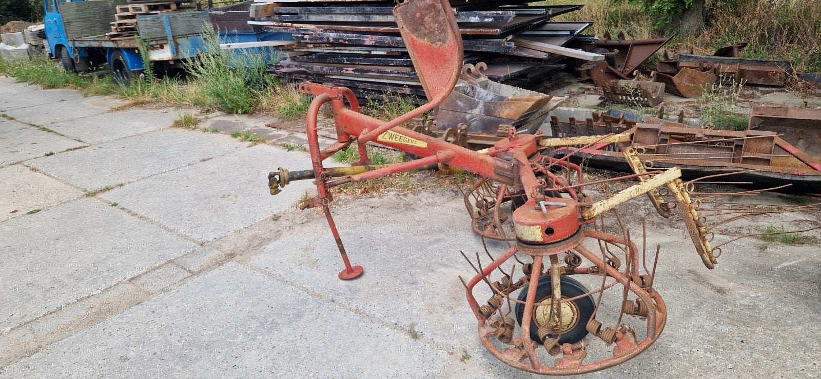 pz strela hooischudder . Hooiwagen platekar, Ophalen, Transport