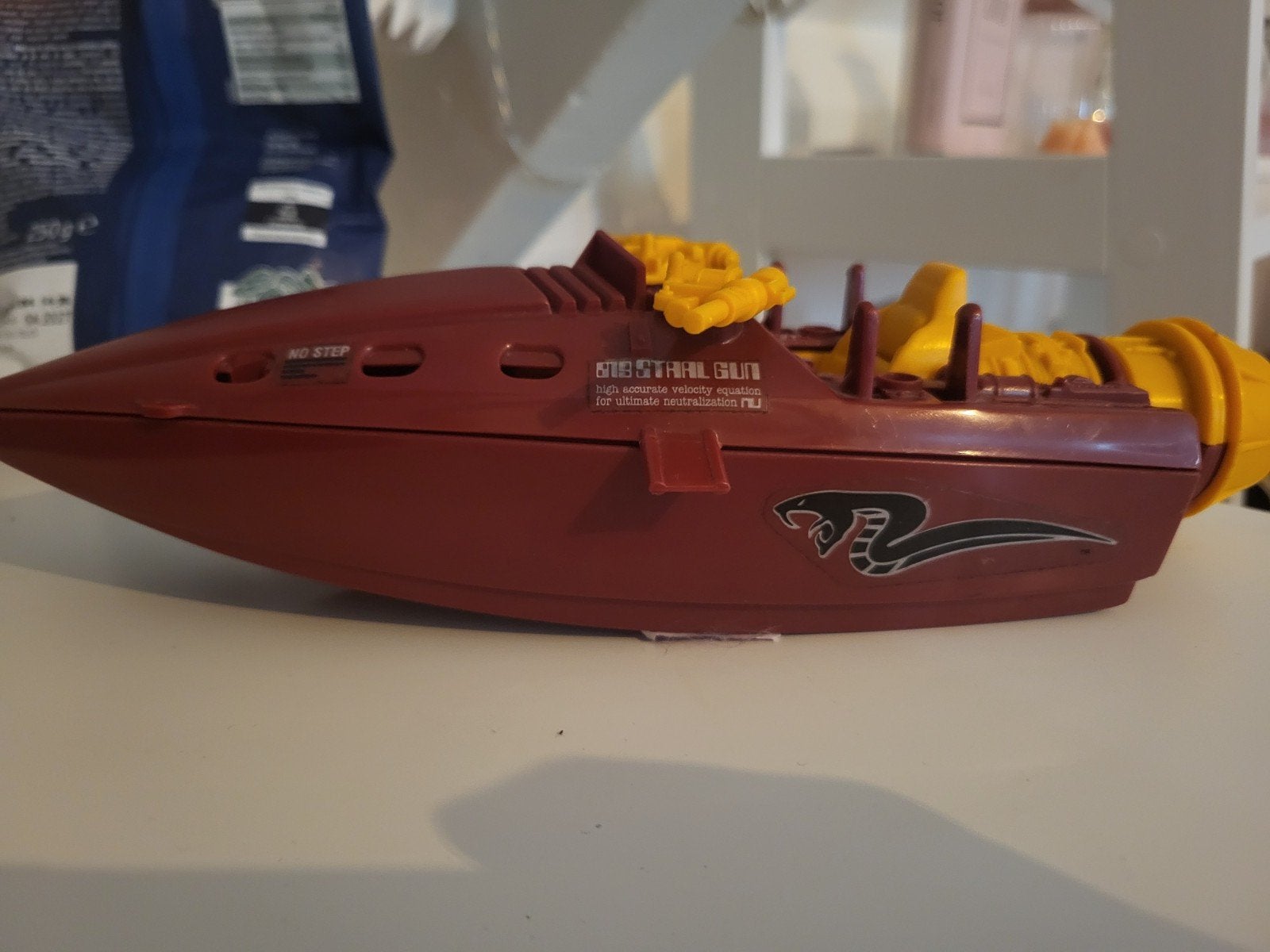 Vintage 1989 Hasbro Cobra Hydrofoil Speeder G.I. Joe, Ophalen of Verzenden, Gebruikt