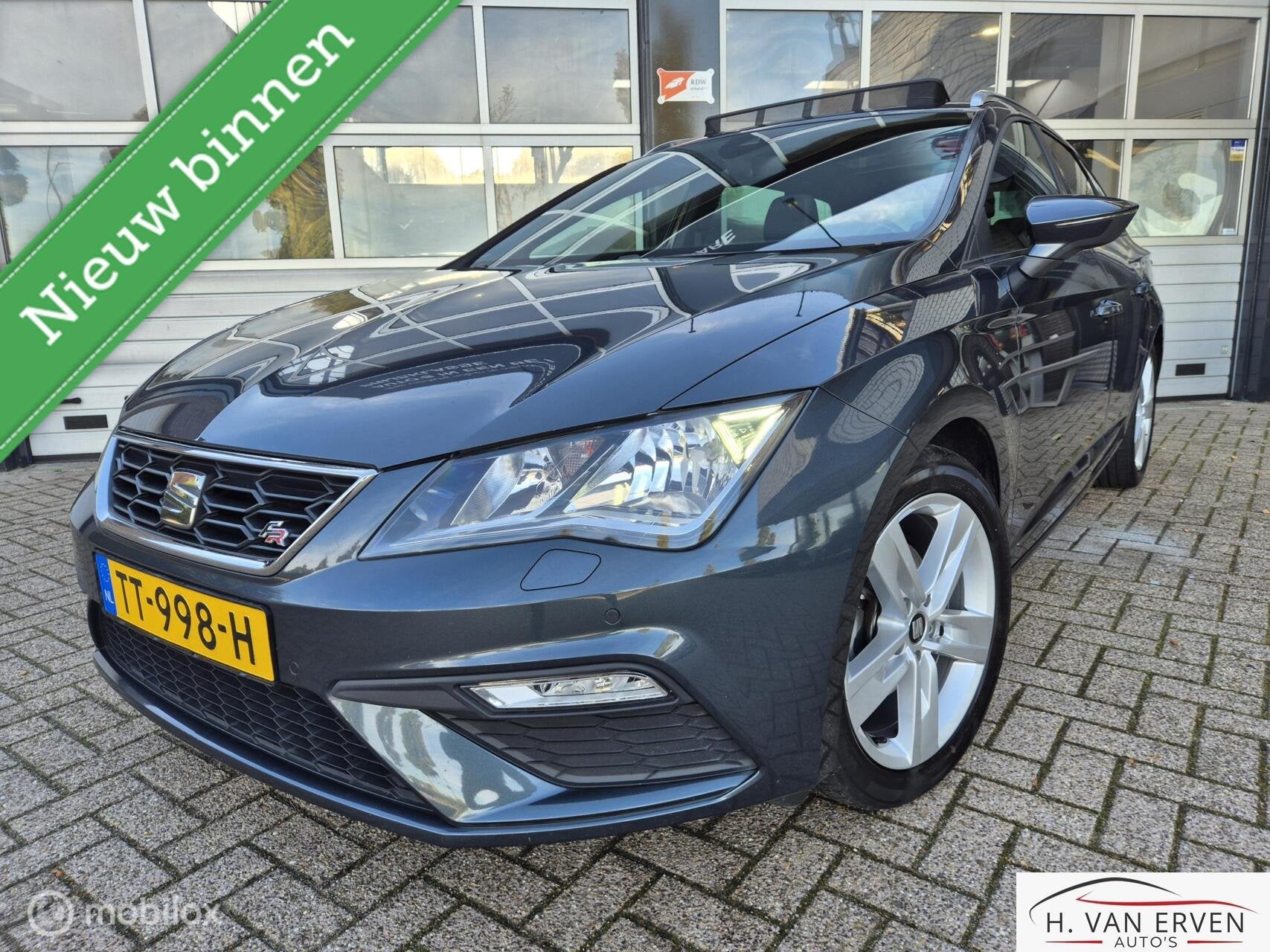Seat Leon ST 1.5 FR SCHUIFKANTELDAK APPLE CARPLAY AUTOMAAT, Auto's, 1498 cc, Euro 6, 4 cilinders, Leon