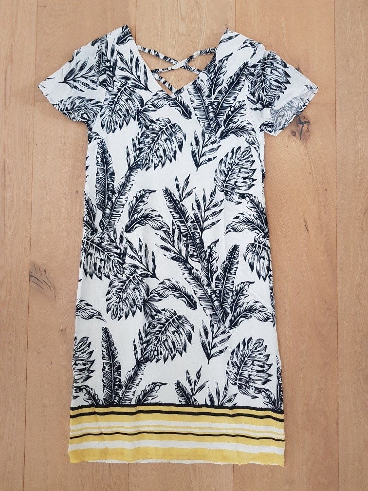 Leuk jurkje van Tom Tailor. Laatste kans!, Meerkleurig, Zo goed als nieuw, Maat 36 (S), Boven de knie