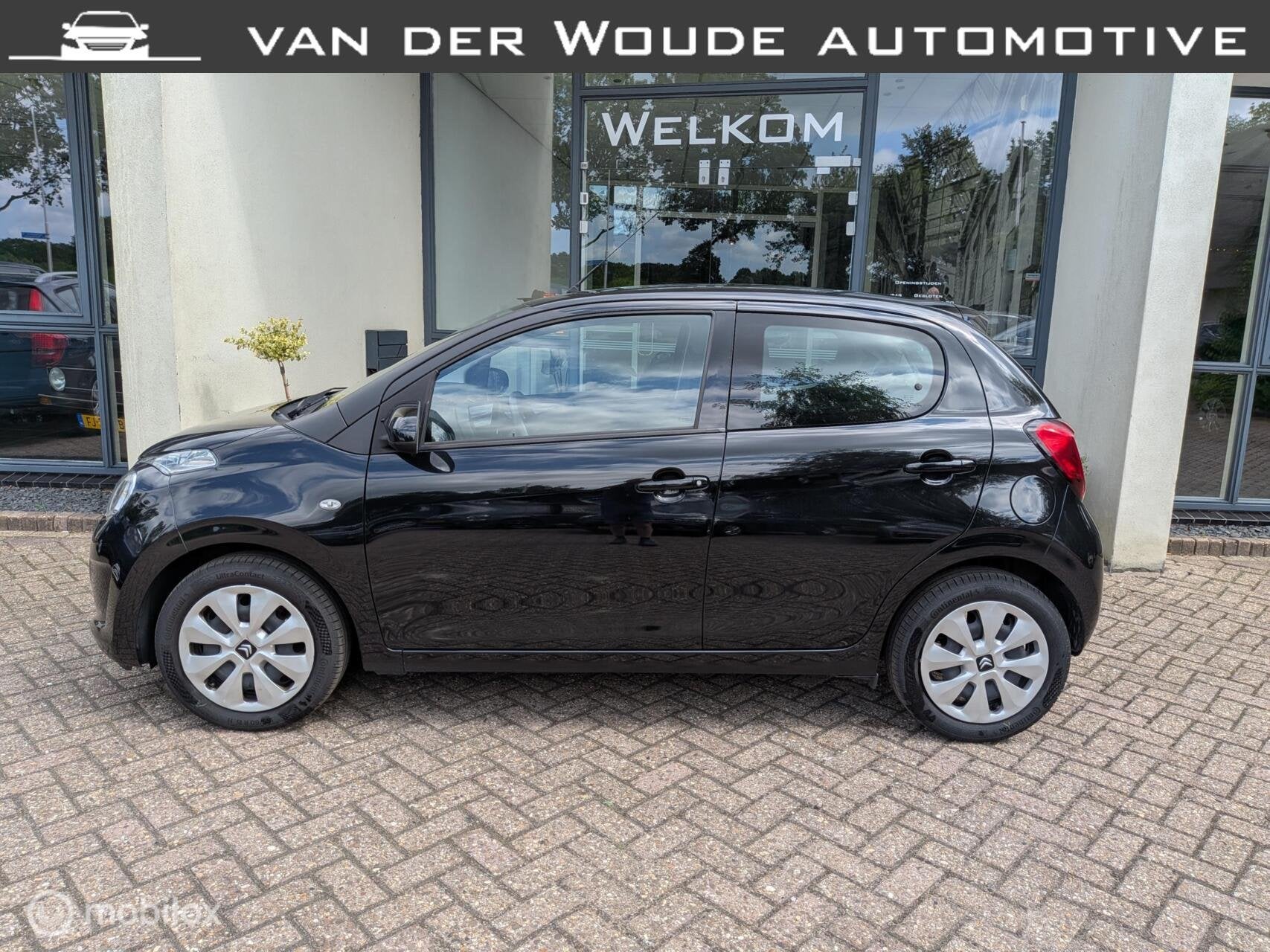 Citroen C1 1.0 VTi CARPLAY+AUTO|AIRCO|CAMERA 1E.EIG, Auto's, Euro 6, 4 stoelen, C1, Zwart