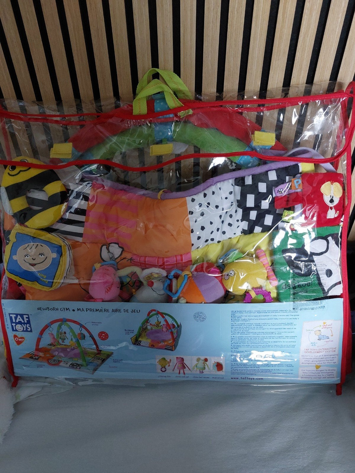 TAF TOYS Speelkleed met babygym en speeltjes - 0 mnd+, Ophalen, Zo goed als nieuw, Speelkleed, Met geluid