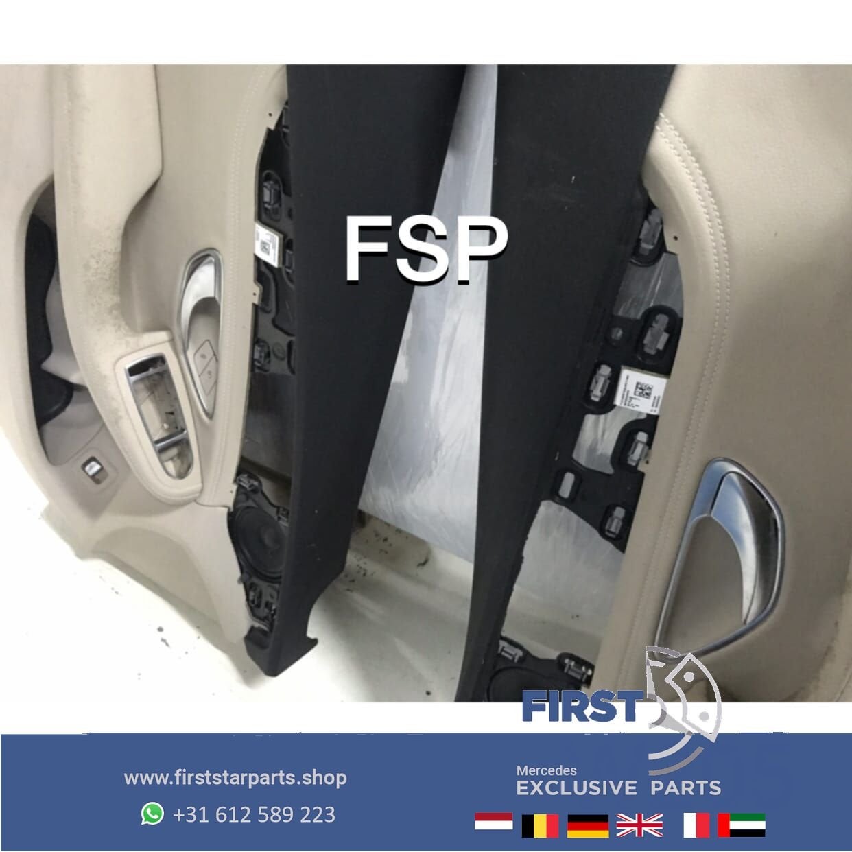 W205 AMG DEURPANEEL Mercedes C KLASSE DEUR PANEEL KAART, Auto-onderdelen, Interieur en Bekleding, Gebruikt, -, Ophalen of Verzenden