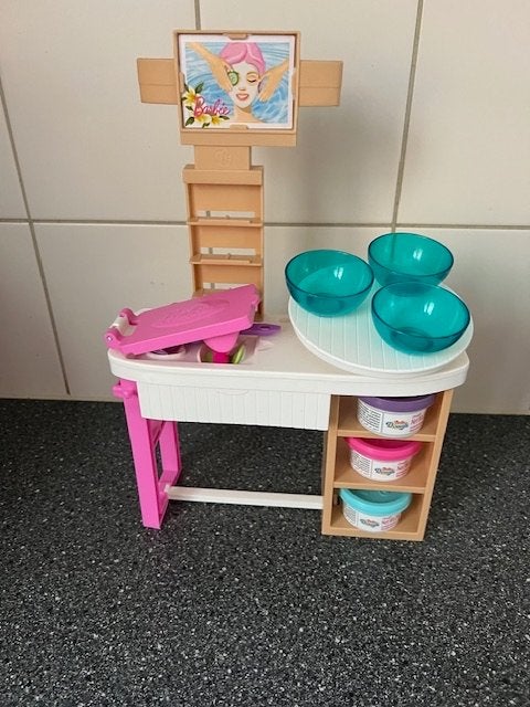 Barbie Kaptafel in goede staat, Ophalen of Verzenden, Zo goed als nieuw, Barbie