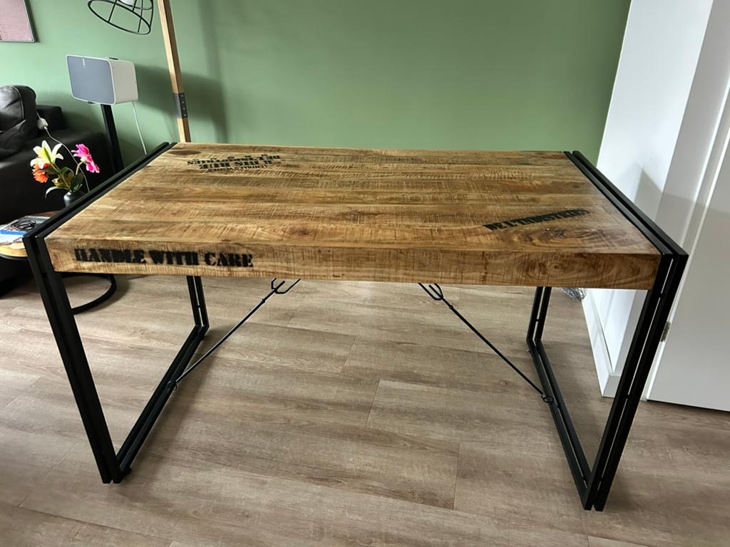 Zeer nette 4 pers tafel, Ophalen, 100 tot 150 cm, 50 tot 100 cm, Zo goed als nieuw
