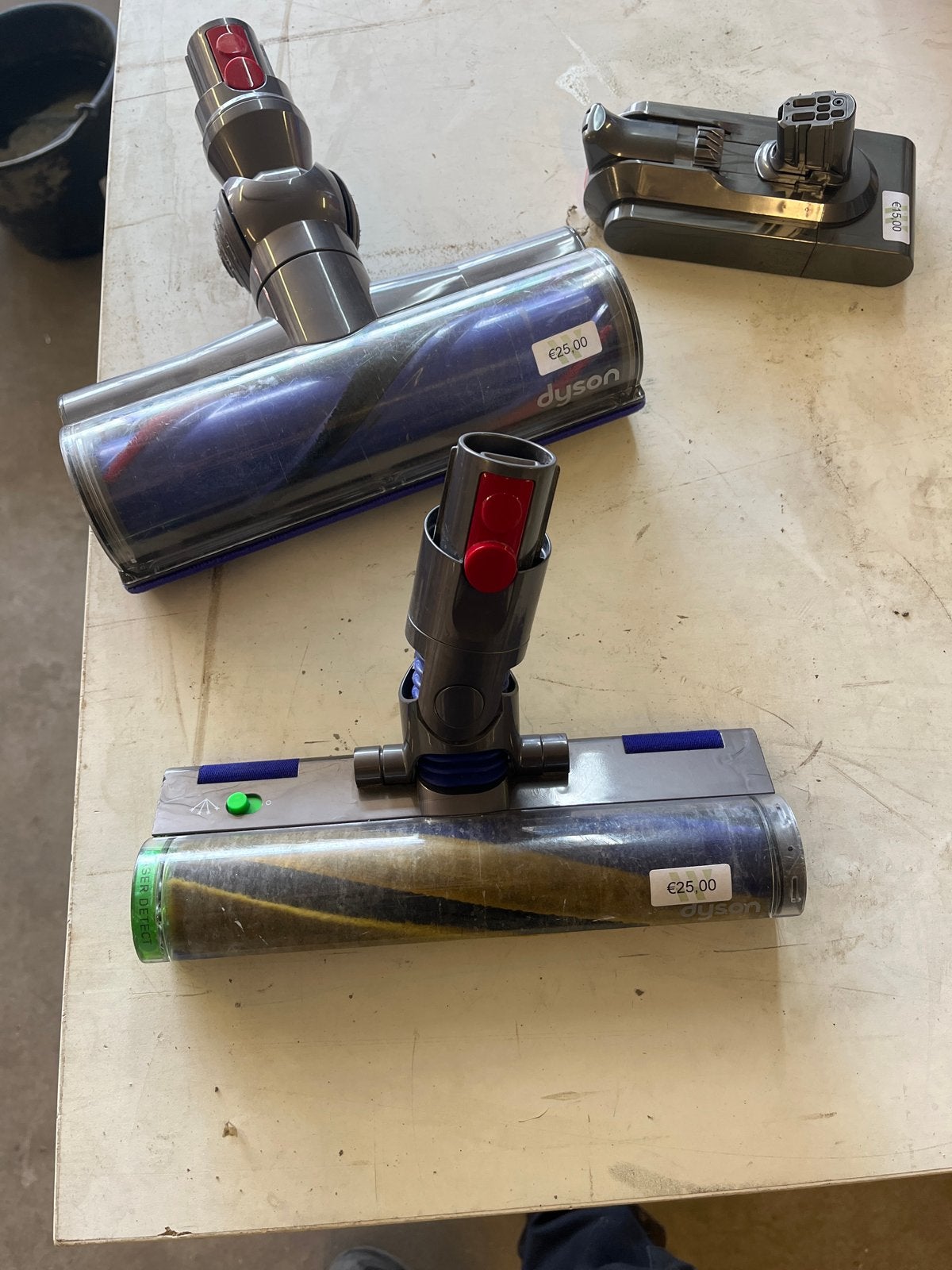 Dyson V10/V11 onderdelen: borstels en accu, Ophalen, Gebruikt