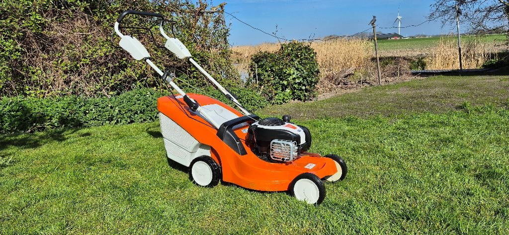 Nette Stihl RM448 T 2021 met opvangbak., Ophalen, Stihl, Overige soorten, Zo goed als nieuw