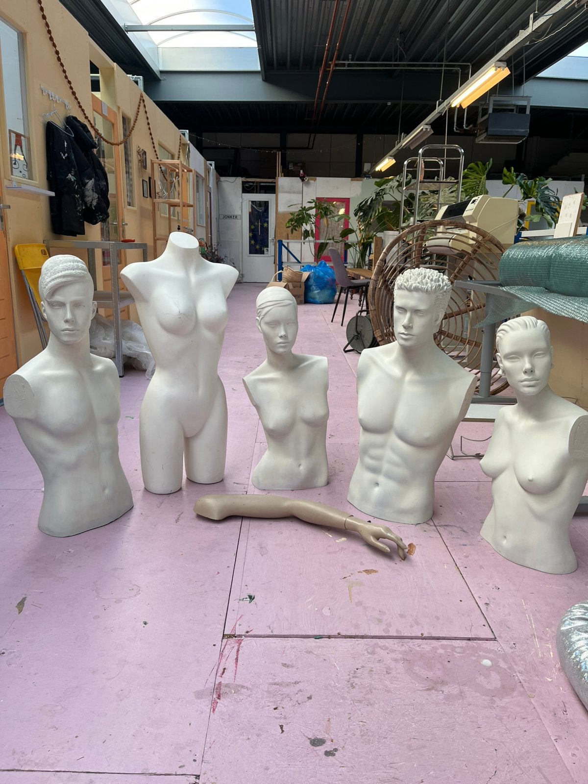 Paspoppen torso’s, arm, Ophalen, Gebruikt