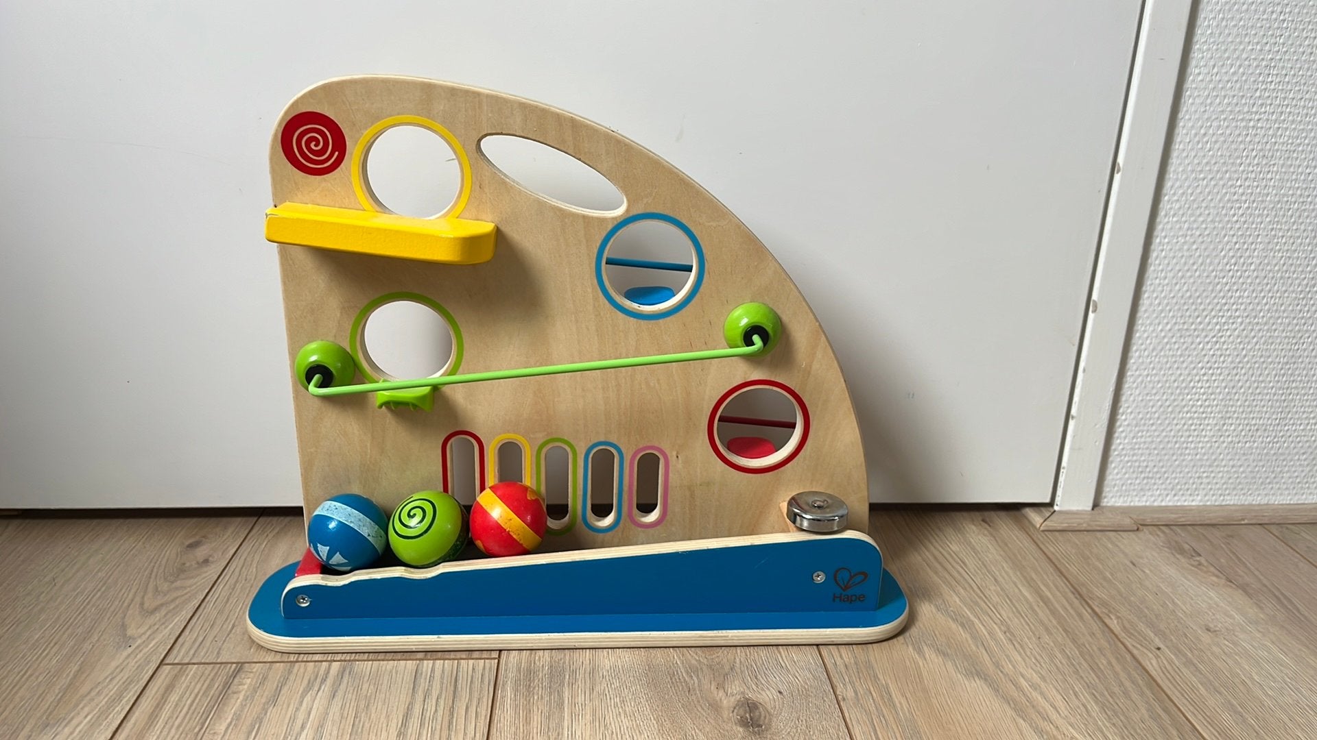 Hape houten knikkerbaan, Kinderen en Baby's, Ophalen of Verzenden, Zo goed als nieuw