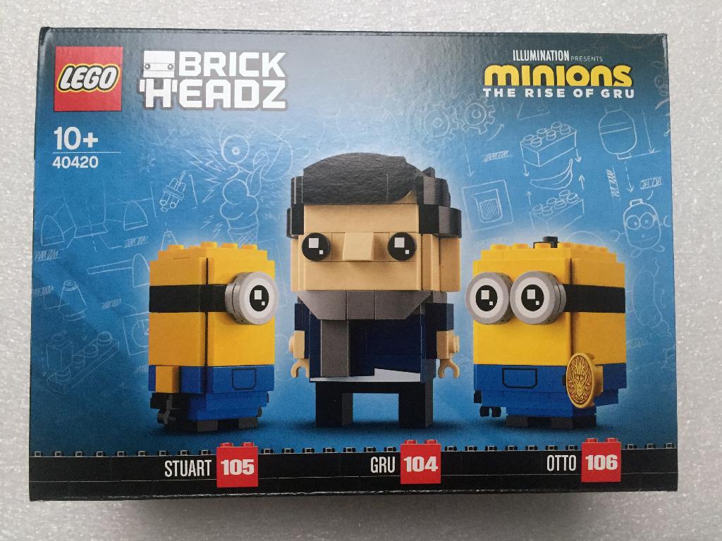 LEGO® Brickheadz Minions 40420 - Gru, Stuart & Otto *Nieuw, BrickHeadz, Lego, Nieuw, Ophalen of Verzenden
