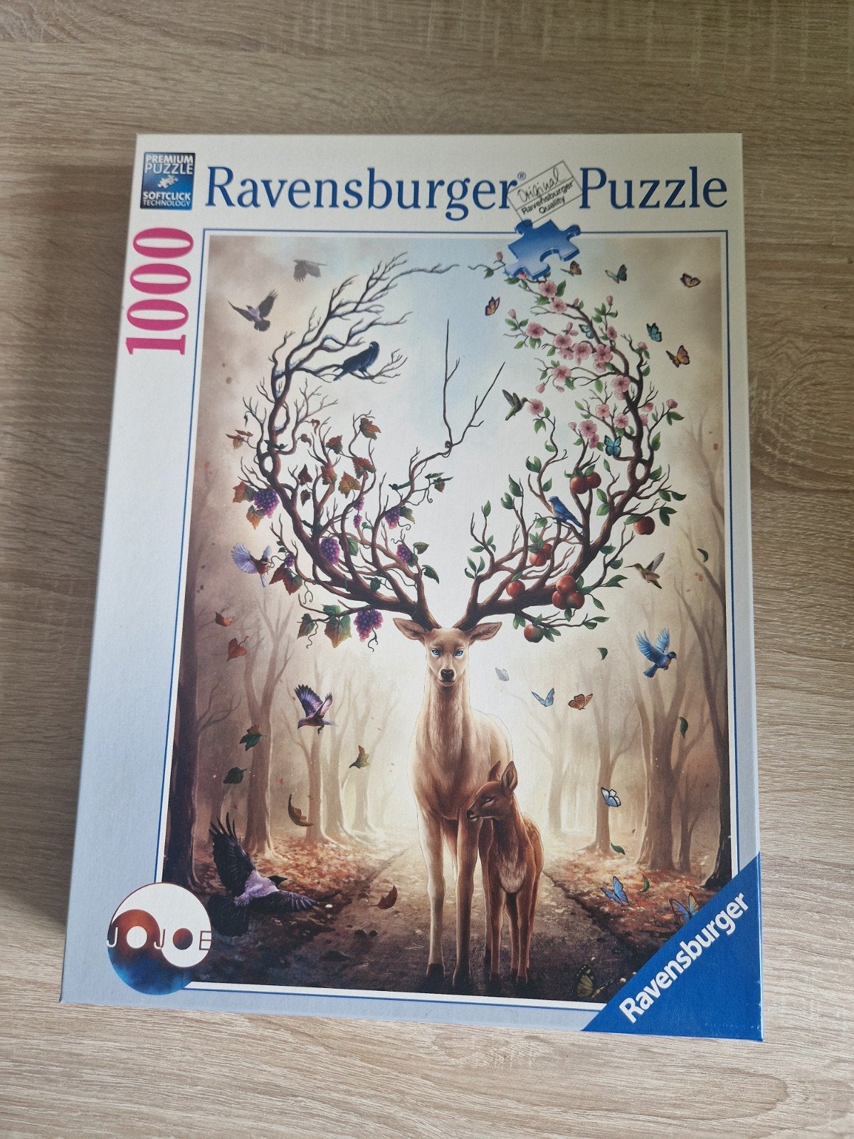 Ravensburger Legpuzzel 1000 stukjes - Hert met Gewei, Ophalen of Verzenden, 500 t/m 1500 stukjes, Zo goed als nieuw, Legpuzzel