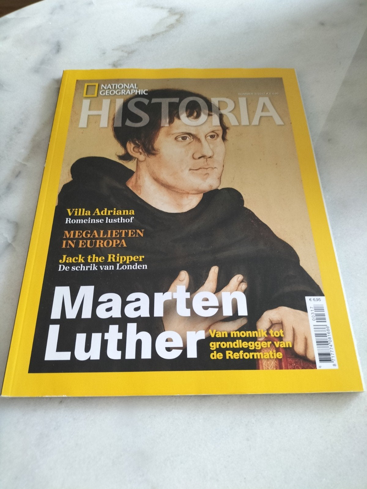 National Geographic Historia - Maarten Luther, Ophalen of Verzenden, Zo goed als nieuw, Overige typen