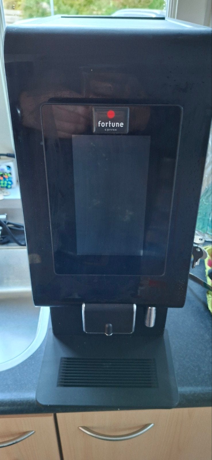 Fortune Coffee machine met waterfilter en vriesdroogkoffie, Witgoed en Apparatuur, Ophalen, Afneembaar waterreservoir, Gebruikt