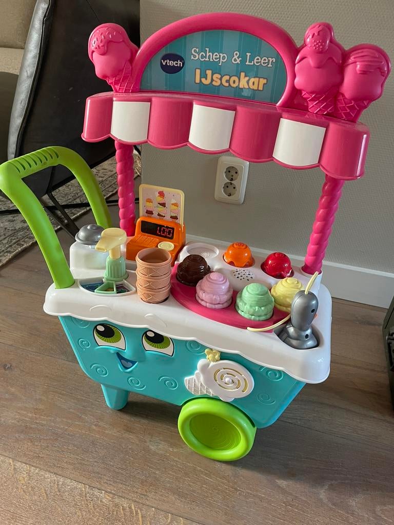 Vtech ijscokar, Kinderen en Baby's, Speelgoed | Vtech, Ophalen, Zo goed als nieuw, 6 maanden tot 2 jaar