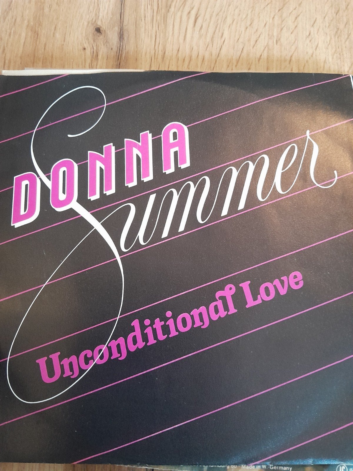 Donna summer 7inch unconditional love, Ophalen of Verzenden, Zo goed als nieuw, Pop