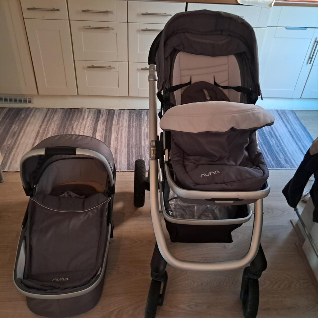 Nuna Mixx kinderwagen met reiswieg - Zo goed als nieuw, Overige merken, Ophalen of Verzenden, Zo goed als nieuw, Combiwagen
