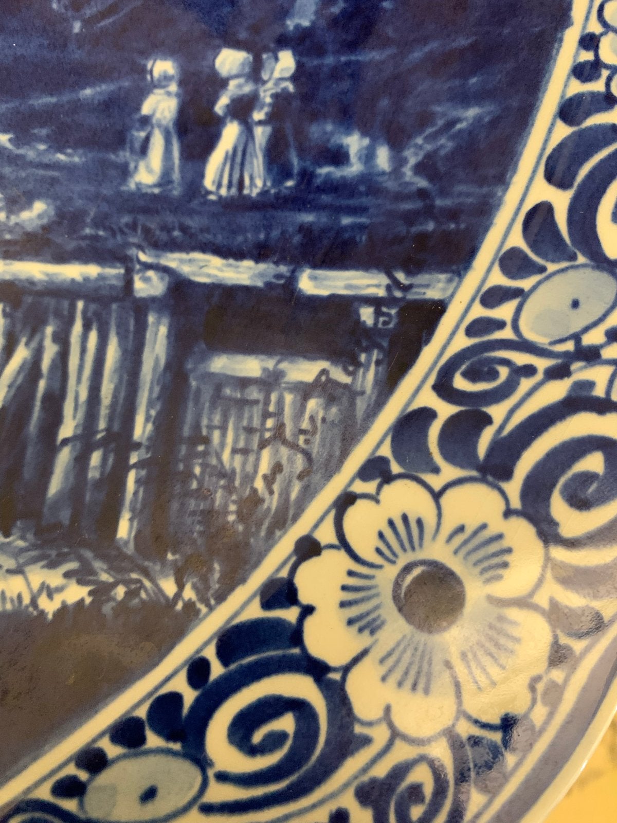 Delfts Blauw Schotel De Porceleyne Fles Molenlandschap, Ophalen of Verzenden
