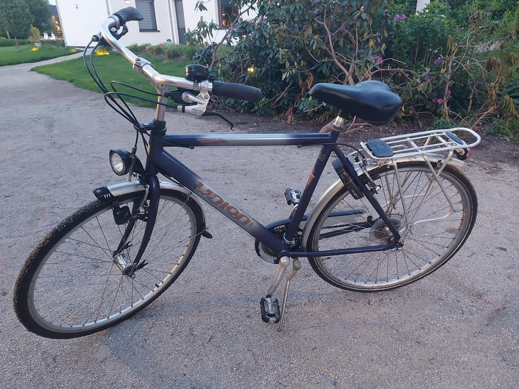 Union 28 inch herenfiets - 24 versnellingen, aluminium frame, Gebruikt, Versnellingen, Schijfrem, Ophalen