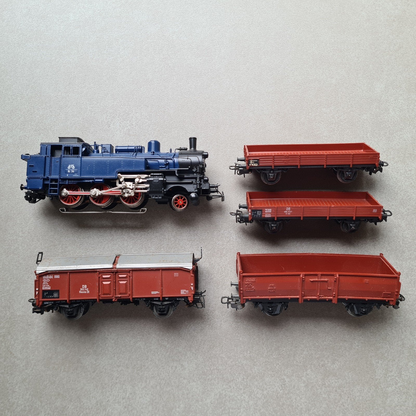 Märklin 3095 delta dig. met wagons, Wisselstroom, Gebruikt, Locomotief, Ophalen of Verzenden