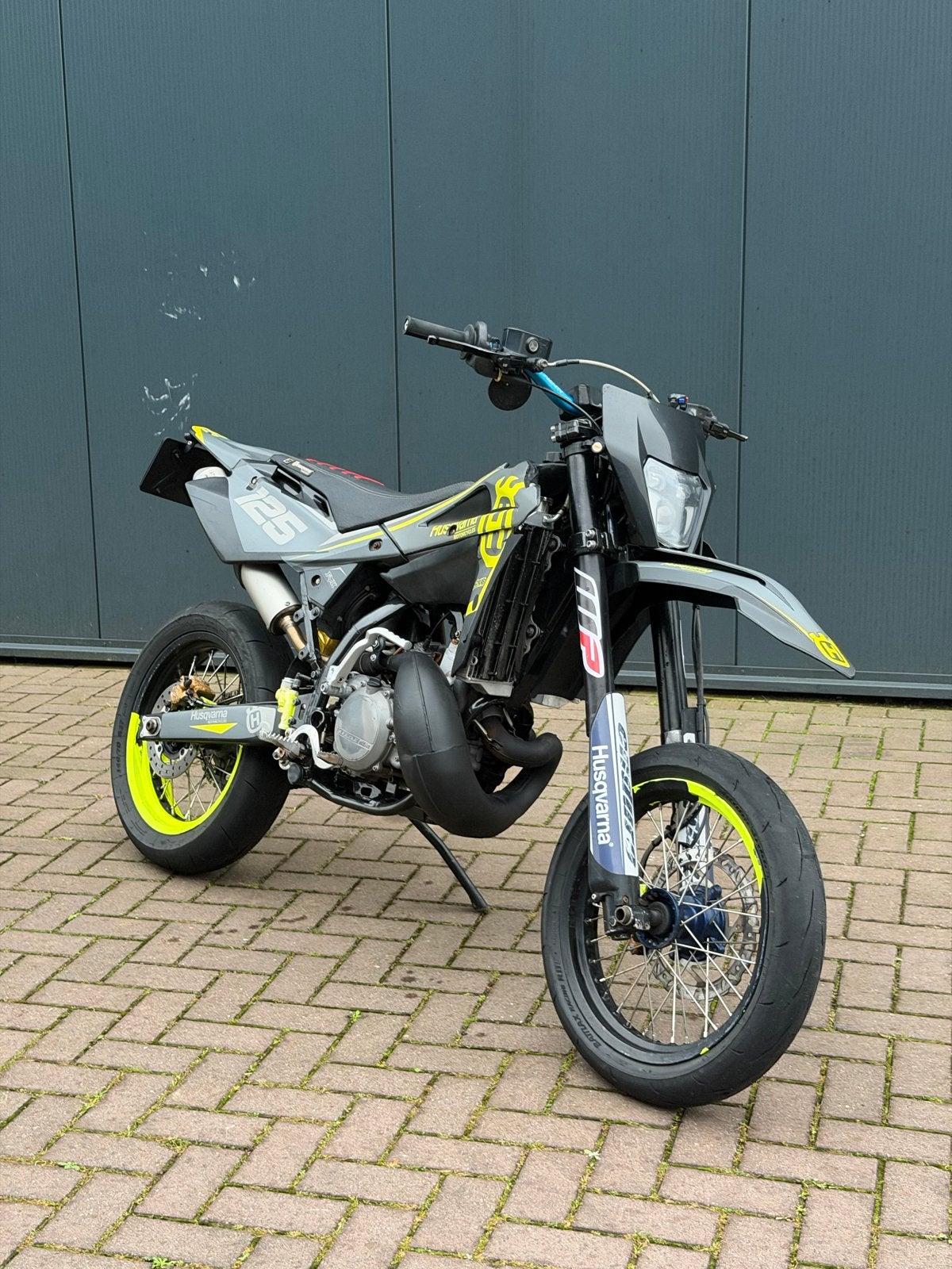 Husqvarna 125 2T Supermoto A1 met 300cc, LED Verlichting, Gebruikt, Particulier, 125 cc