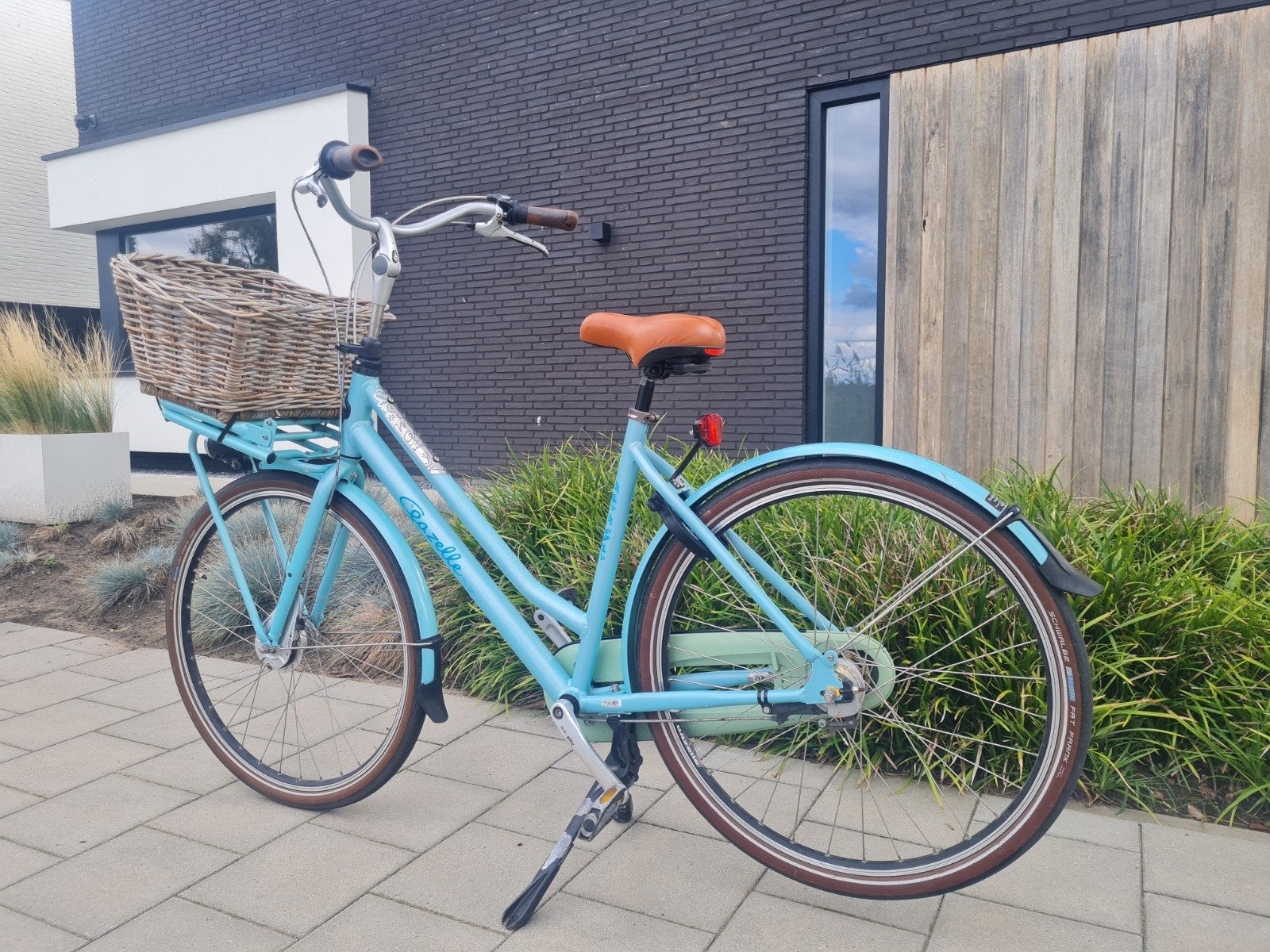 Gazelle Miss Grace fiets met mand, Ophalen, Versnellingen, Gazelle, 53 tot 56 cm